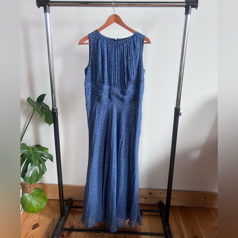 Pure Silk Floral Print Dress